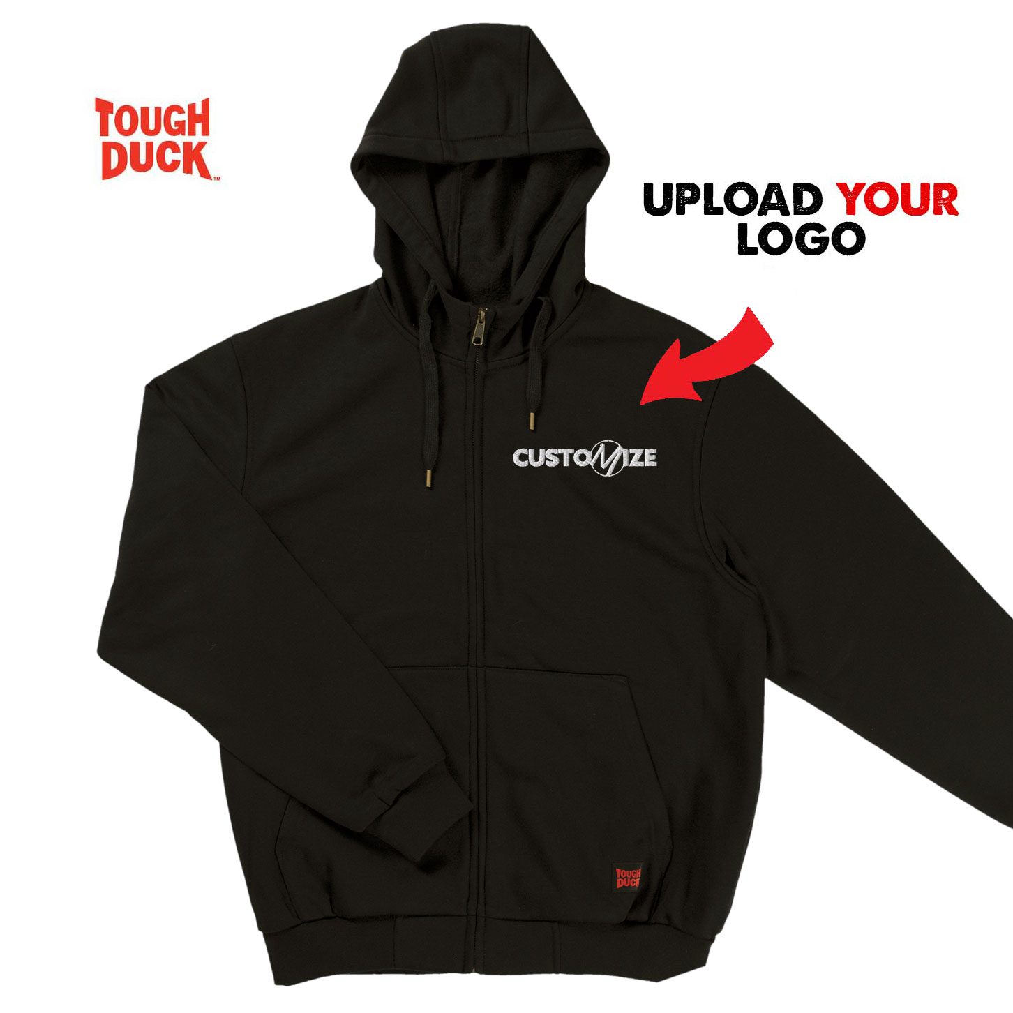custom zip hoodie