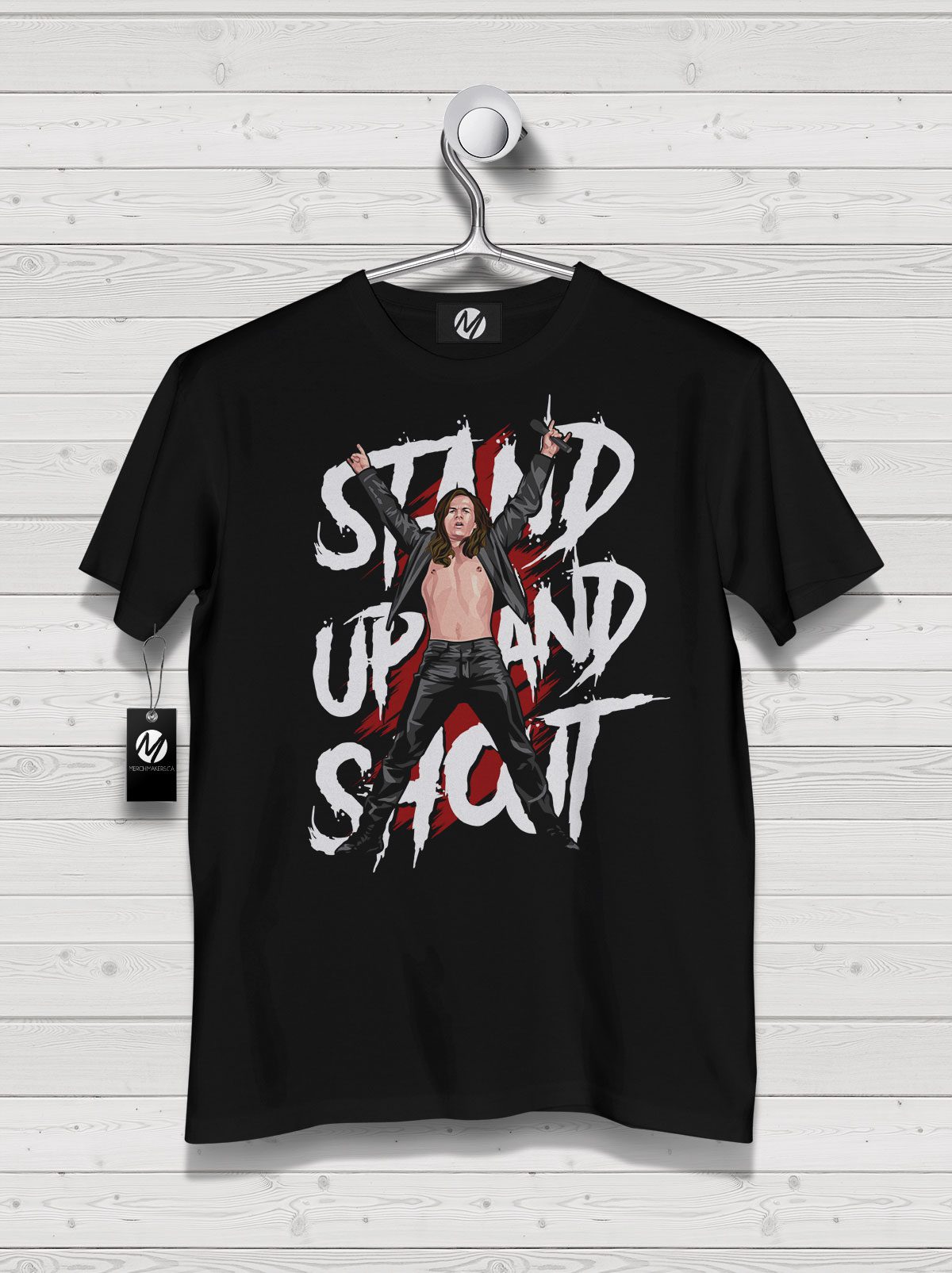Steel Dragon stand up and shout shirt